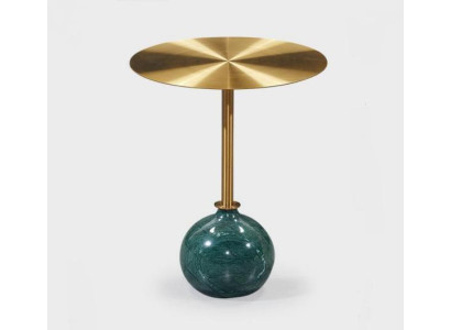 Runder Gold Beistelltisch Couchtisch Schlafzimmer Kommode Tische Konsole