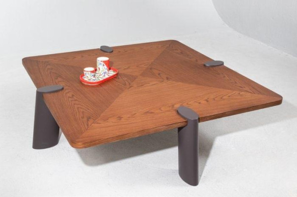 Exklusive Couchtisch Design Luxus Wohnzimmer Modernen Holz