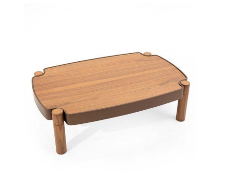 Stilvoller holz Couchtisch mit holzplatte Luxuriös Möbel für Wohnzimmer