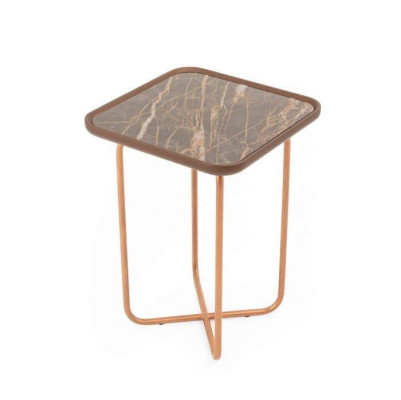 Quadratischer Edelstahltisch Moderne Wohnzimmer Tische Designer Sofatisch