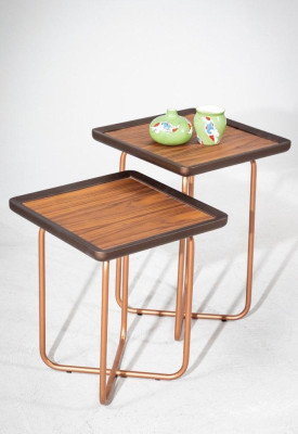 Moderne Wohnzimmer Beistelltische 2x Couchtische Holztische Luxus Möbel