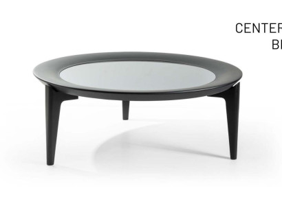 Grauer Runder Couchtisch Designer Wohnzimmer Tische Luxus Beistelltisch