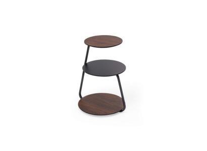 Dreistufiger Beistelltisch Wohnzimmer Ablagetische Moderner Holztisch