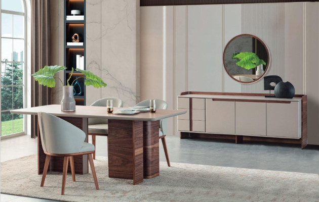 Modernes Sideboard Designer Wohnzimmer Anrichte Luxuriöser Schrank 2tlg