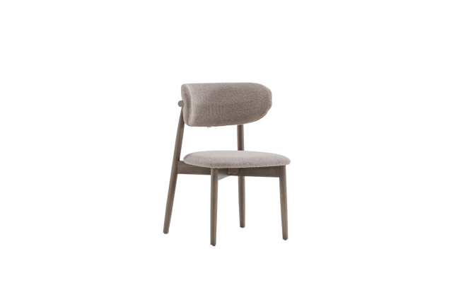 Stilvolle Graue Esszimmer Stühle Luxus Möbel Designer Textil Lehnstühle