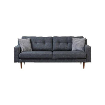 Moderner Grauer Dreisitzer Luxuriöses Wohnzimmer 3-Sitzer Luxus Möbel