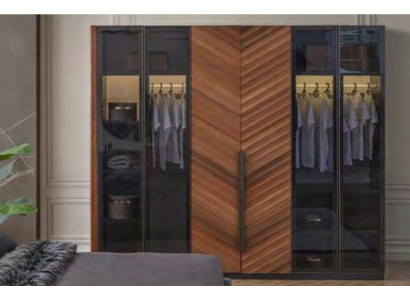 Schlafzimmer Kleiderschrank Luxus Glasschrank Stilvolle Einrichtung