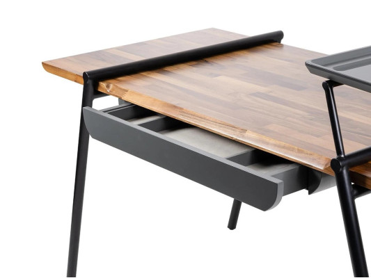 Büromöbel Arbeitstisch Braun Schreibtisch Holz Computertisch Tisch Einrichtung