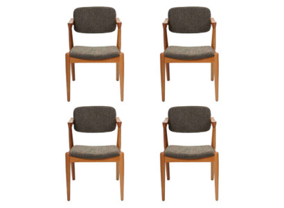 Luxus Esszimmer Möbel Designer 4x Stühle Neu Einrichtung Grau Modern Stühle