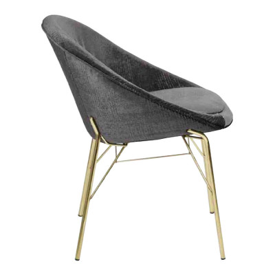 Luxus Design Schwarz 4x Stühle Ohne Armlehne Esszimmer Moderne Möbel