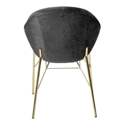 Luxus Design Schwarz 4x Stühle Ohne Armlehne Esszimmer Moderne Möbel