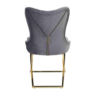 Esszimmer Stühle Luxus Sessel Stuhl Grau Lehnstuhl Wohnzimmer Möbel Neu