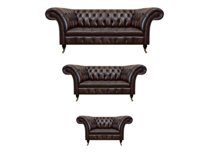 Wohnzimmer Polstermöbel Chesterfield Sofas Couch Leder Luxus Sofa Set