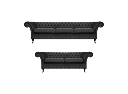 Chesterfield Polstermöbel Wohnzimmer Sofas Set 2tlg Einrichtung Komplett 3+2