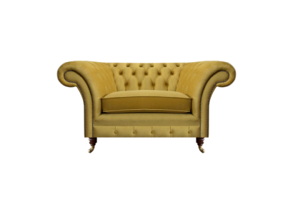 Chesterfield Sessel Gelb Polstersitz Chesterfield Couch Wohnzimmer Einrichtung