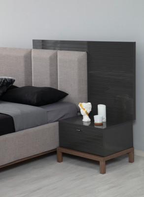 Exklusives Schlafzimmer Set Stilvolles Polsterbett Schminktisch 4tlg