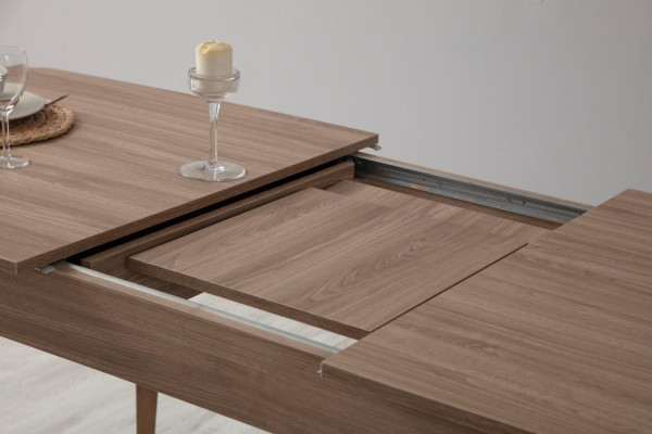 Esszimmer set 7tlg. Esstisch+6x Stühle Designer Holz Beige Garnitur Neu