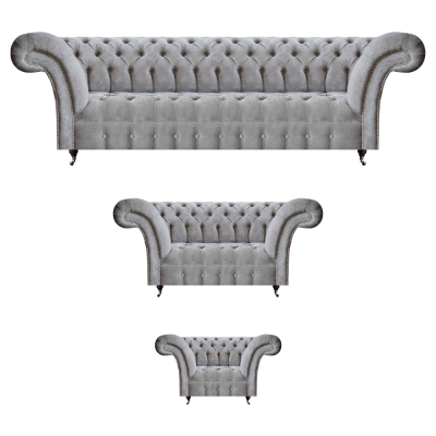 Neu Sofagarnitur Sofas Couch Polstermöbel Designer Chesterfield Wohnzimmer