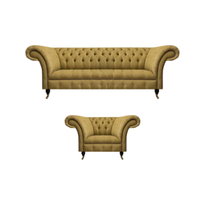 Chesterfield Dreisitzer Sofa Polstermöbel Neu Sessel Polster Sitz Wohnzimmer