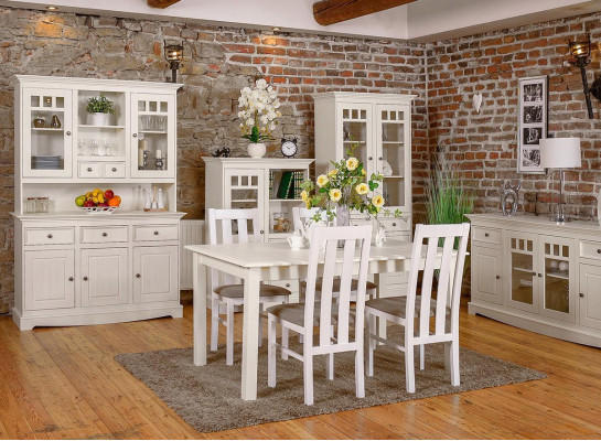 Klassisch Holztisch Esstisch Tisch Holz Tische Landhaus Ess Zimmer Ausziehbar