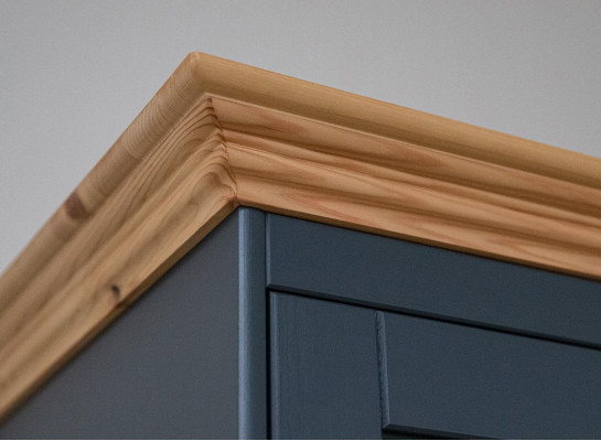 Kommode Luxus Kommoden Landhaus Design Möbel Polster Holz Konsole Schwarz Board