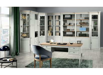 Büro Einrichtung Tisch mit Schubladen Arbeitszimmer Home Office Schreibtisch neu