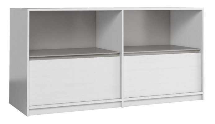 Kommode Schrank in verschiedenen Farben 2 Schubladen Anrichte Highboard Kommoden
