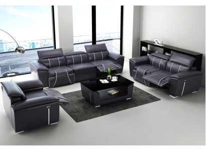 Sofagarnitur 311 Sitzer Set Multifunktion Sofas Polster Couchen Leder Relax Neu