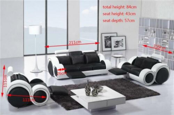 Polster Sitz Couch 3 Sitz Garnitur Sofa Sofas Couchen Leder Dreisitzer