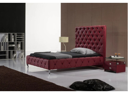 Designer Bett Chesterfield Leder Hotel Betten Luxus Doppel Schlaf Zimmer