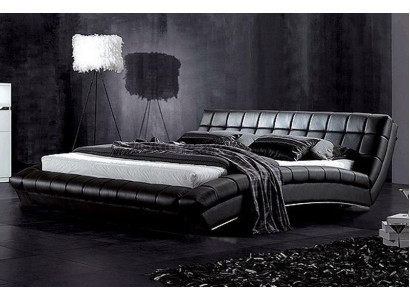 Bett Betten Polster Doppel Ehe Luxus Leder Moderne Designer Schlafzimmer