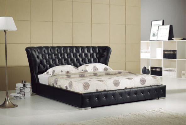Designer Bett Chesterfield Leder Hotel Betten Doppel Luxus Schlaf Zimmer