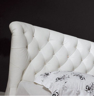 Designer Bett Chesterfield Leder Hotel Betten Doppel Luxus Schlaf Zimmer