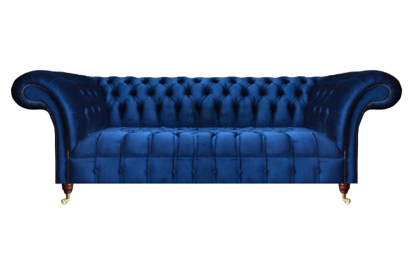 Neu Modern Zweisitzer Sofa Couch Wohnzimmer Chesterfield Polstermöbel