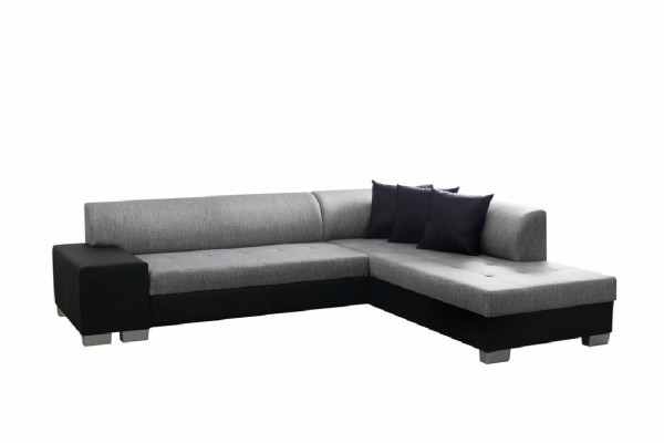 L-Form Designer Sofa mit Bettfunktion Wohnlandschaft Schlafsofa Ecksofa Couch