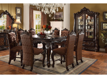 Komplett Set Esstisch 6 Stühle Esszimmer Set Ess Gruppe Holz Tisch Tische