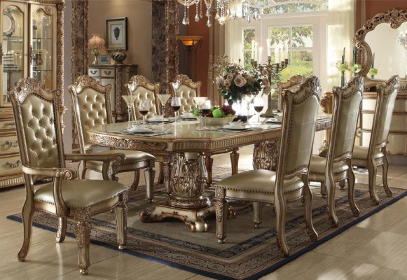 Barock Antik Stil Esstisch Tisch Echtes Holz Klassische Designer Tische Rokoko