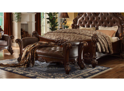Sitz Polster Bank Polster Sitz Hocker Bank Leder Holz Stil Designer Chesterfield
