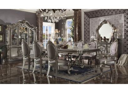 Esszimmer Set Garnitur Tisch 8x Stuhl Kommode Spiegel Barock Neu 11tlg.