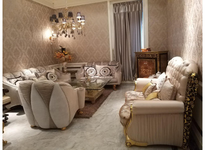 Klassische Sofagarnitur 3+2+1 Barock Rokoko Antik Stil Sofa Couch