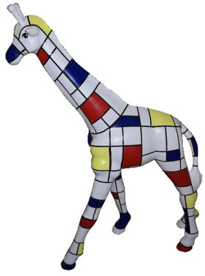 Designer Figuren Moderne Dekorationen Garten Giraffe Statue Skulptur Skulpturen
