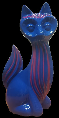 Abstrakte Figur Fuchs Figuren Abstrakt Statuen designer Loft bunte Skulpturen