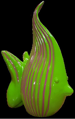 Designer Figur Moderne Figuren Dekoration Fisch Deko Garten Skulptur Skulpturen