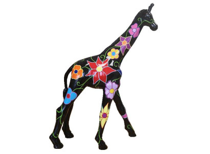 Abstrakte Giraffe Statue Skulptur Designer Figuren Moderne neu Garten Skulpturen