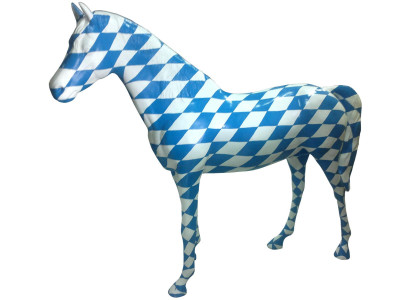 Pferd Bayern Wappen Dekoration Figuren Abstrakt Statuen Skulptur Pferd 190x225