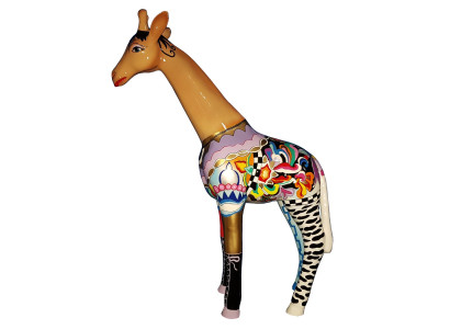 Skulpturen Design Wohn Deko Statuen Figuren Abstrakte Giraffe Figur Dekoration