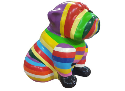 Designer Figuren Moderne Dekorationen Holz Hund Neu Statue Skulptur Skulpturen