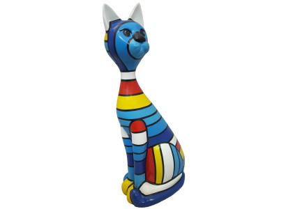 Moderne Dekoration Abstrakte Figur Figuren Abstrakt Statuen Skulptur Katze 95 cm