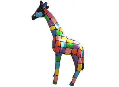Giraffe Design Figur Statue Moderne Figuren Statuen Dekoration Deko Garten Neu
