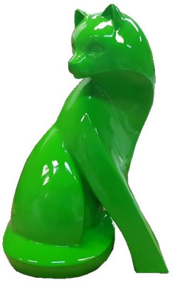 Abstrakte Figur Figuren Abstrakt Statuen Skulptur designer Loft Grün Skulpturen
